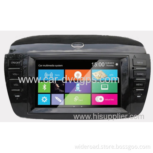 Fiat Doblo Dvd Player Car Radio Gps Navigation 2012-2013 With Bt Tv Video Ipod Blue&me Aux